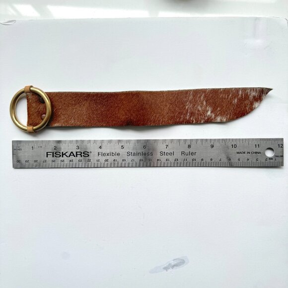 Unisex Cowhide Buckle Cuff Bracelet - Picture 3 of 3